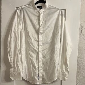 Emporio Armani Elegant White Dress Shirt